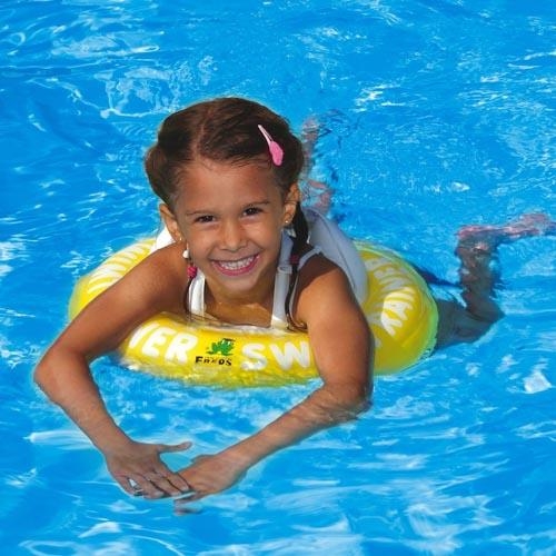 Bouée gonflable FREDS SWIMTRAINER (20-36kg) - Dans la piscine