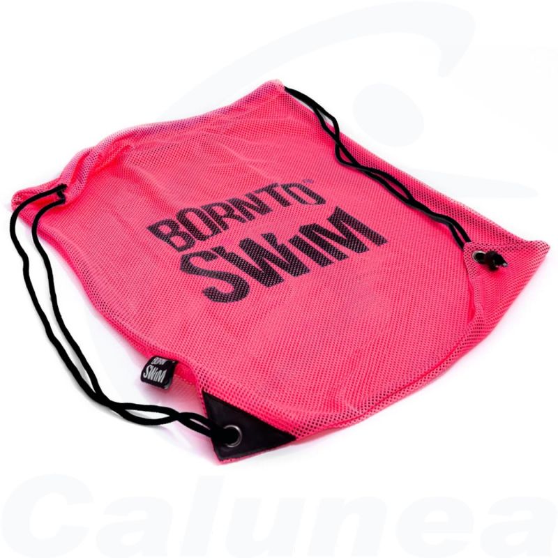 Image du produit Mesh sportzakje MESH EQUIPMENT SWIM BAG ROZE / ZWART BORN TO SWIM - boutique Calunéa