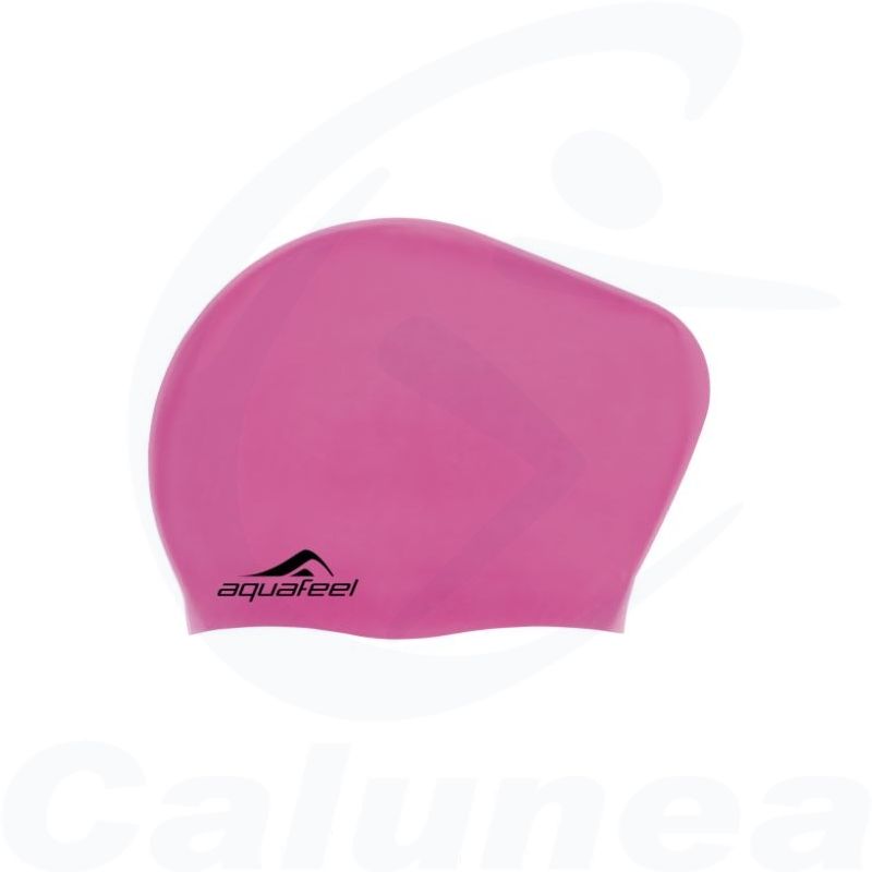 Image du produit Bonnet de bain pour cheveux longs LONG HAIR CAP ROSE AQUAFEEL - boutique Calunéa