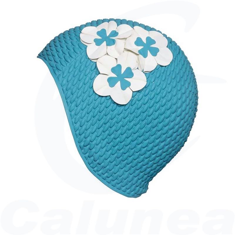 Image du produit Geribbelde badmuts BLOEMETJES BUBBLE CAP AQUA FASHY - boutique Calunéa