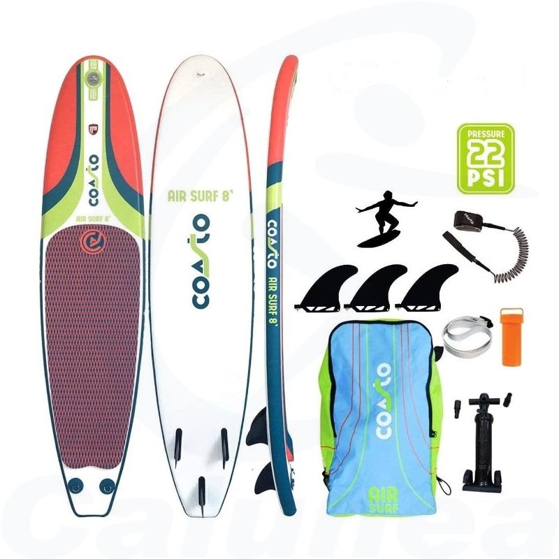Image du produit Stand up paddle board AIR SURF 8' (VERWIJDERBARE VINNEN) COASTO - boutique Calunéa