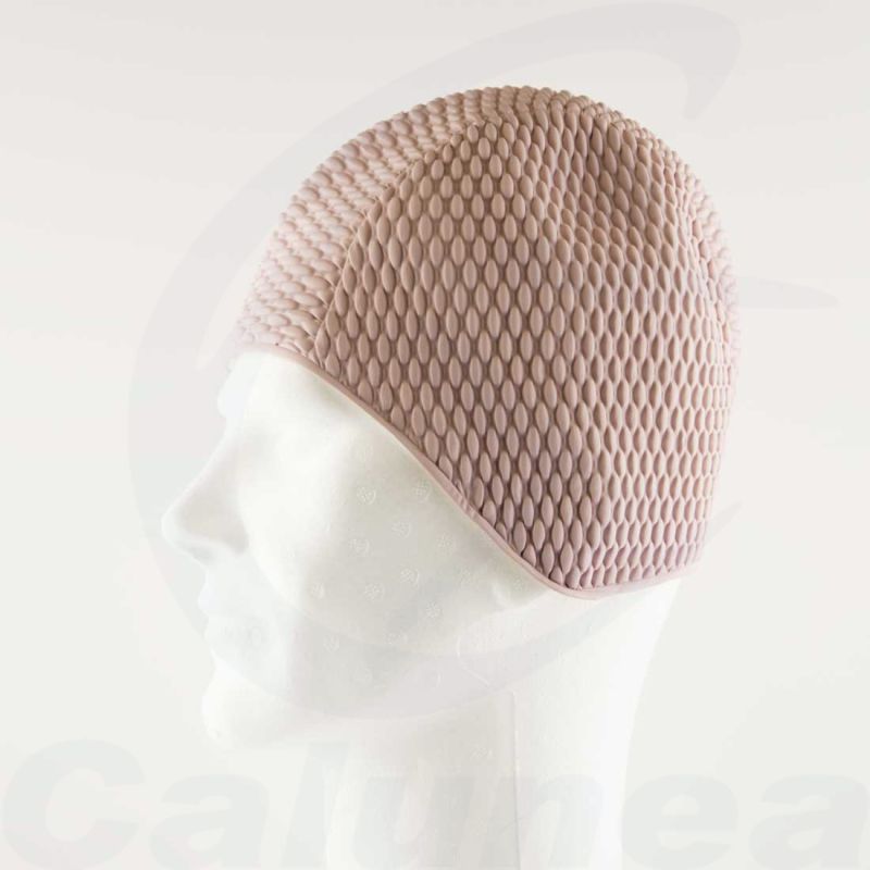 Image du produit Geribbelde badmuts BUBBLE CAP PASTELVIOLET CALUNEA - boutique Calunéa