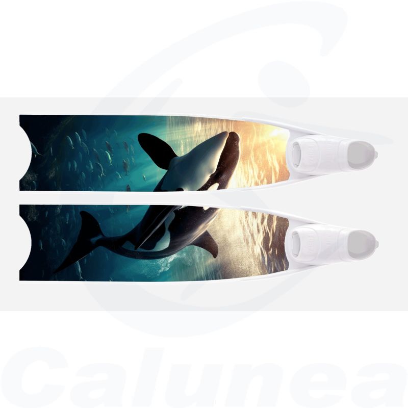 Image du produit Zwemvliezen met lang blad ORCA BI-FINS LEADERFINS - boutique Calunéa