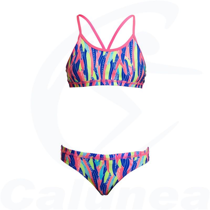 Image du produit 2-Delig meisjesbadpak / Bikini WING TIPS RACERBACK FUNKITA - boutique Calunéa