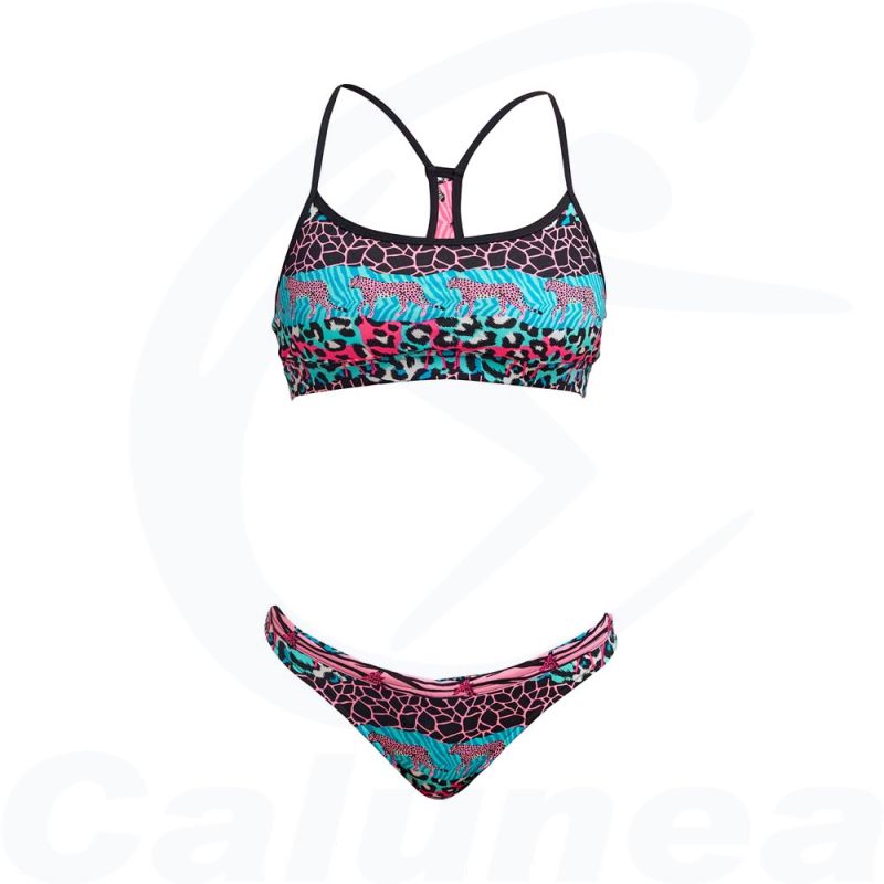 Image du produit 2-Delig damesbadpak / Bikini WILD THINGS CROP TOP FUNKITA - boutique Calunéa