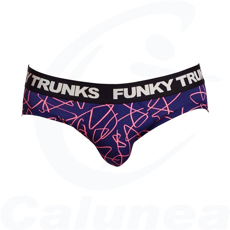 Image du produit Herenonderbroek slip SERIAL TEXTER FUNKY TRUNKS - boutique Calunéa