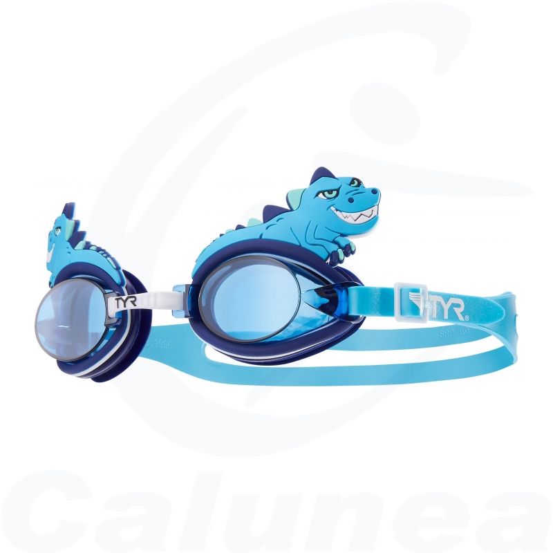 Image du produit Kinderzwembril DINO DISTROYER BLAUW TYR (3-8 Jaar) - boutique Calunéa