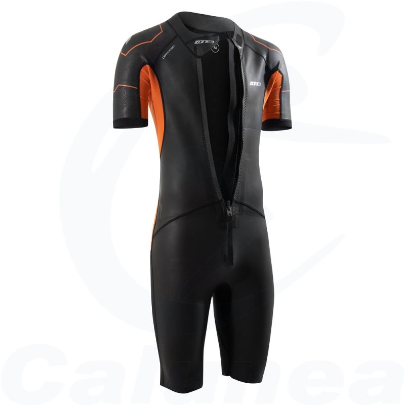 Image du produit Swimrun wetsuit Heren MEN'S VERSA SWIMRUN WETSUIT ZWART / ORANJE ZONE3 - boutique Calunéa