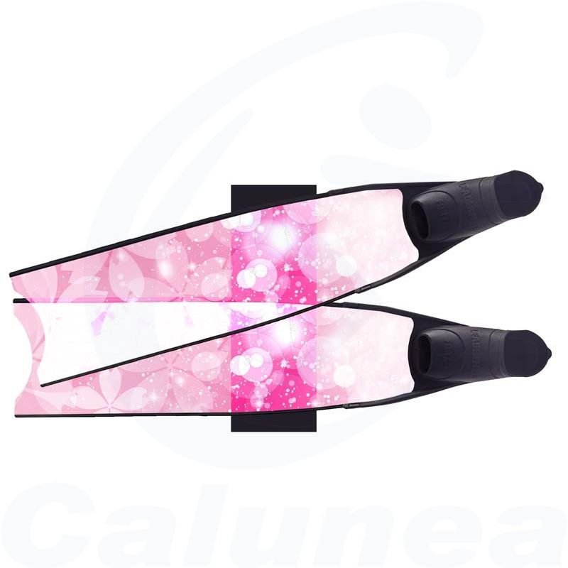 Image du produit Glasvezel zwemvliezen met lang blad FLOWERS SEMI-TRANSPARENT BI-FINS LEADERFINS - boutique Calunéa