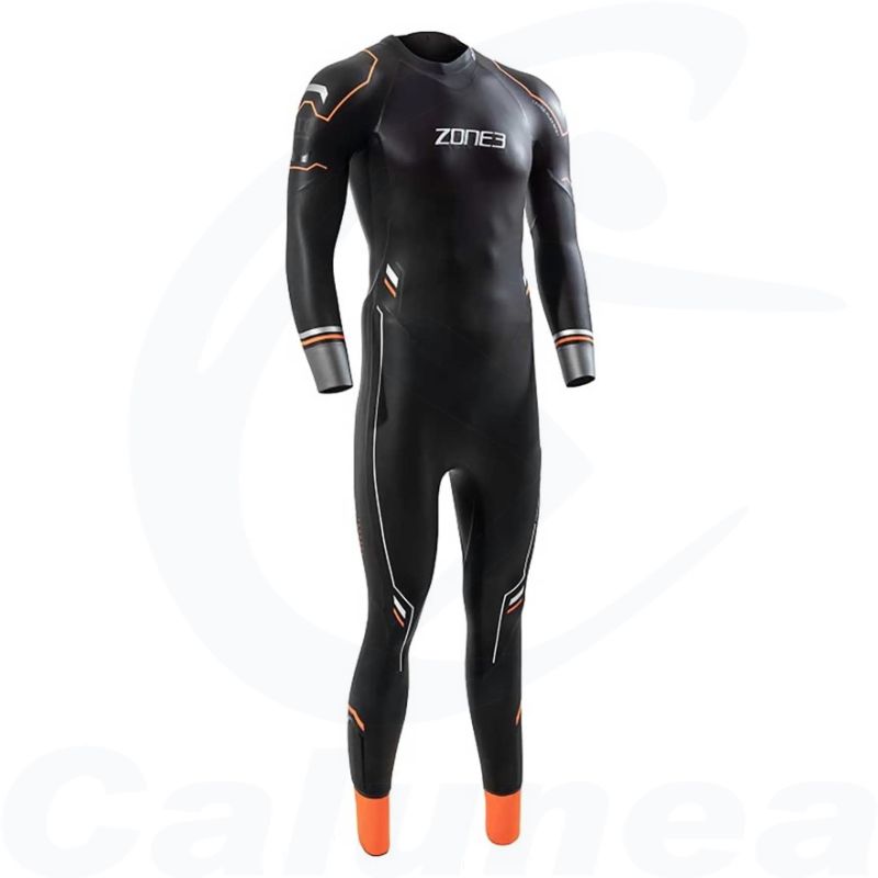Image du produit Neopreen heren wetsuit THERMAL ASPIRE zwart / oranje ZONE3 - boutique Calunéa
